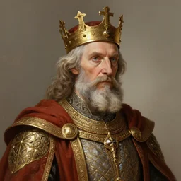portrait of a medieval old king, intricate, elegant, highly detailed, digital painting, artstation, concept art, smooth, sharp focus, illustration, art by artgerm, 8 k