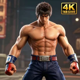 exclusive gameplay screenshot of Tekken 8 featuring Kazuma Kiryu, 4k wallpaper