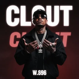 clout rap album cover W 896
