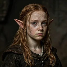 Greta thunberg as gollum Sméagol lord of the rings, highly detailed, dirty. Peter Paul Rubens