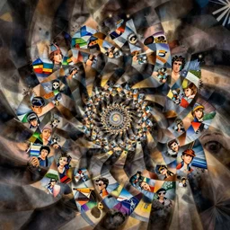 fractal muqarnas, maxfield parrish, camille vivier, moebius, james jean, yoji shinkawa, odilon redon, gaston bussiere, eugene grasset, janis rozentals