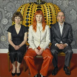 A beautiful painting by francis bacon, Ewa Juszkiewicz, jenny saville, Yayoi Kusama, Ai Weiwei and Gregory Crewdson