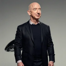 Jeff Bezos as imagined by Hans Ruedi Giger