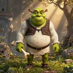 shrek ready to bone