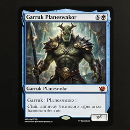 Original MTG Card Garruk Planeswalker 1920