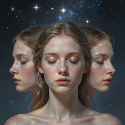 reality hides behind closed eyes United The Divine Trinity of Mind ,space & time 4k very intriguing Sapiential Divine A.i Assistance style of visionary art