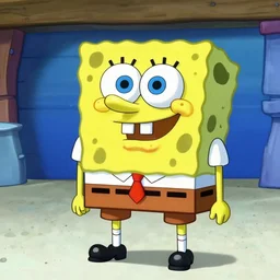 a photorealistic spongebob