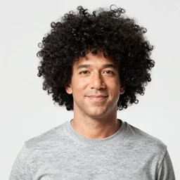 jeff bezos wearing an afro wig