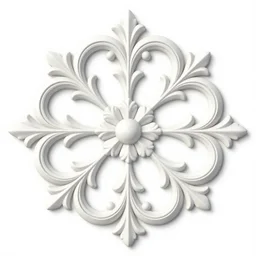 beautiful decorative ornament with classical floral elements, decorative design, classical ornament, bilateral symmetry, jaws, bears, monsters, highly detailed etching, beautiful mature color palette