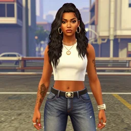 aaliyah haughton in gta style