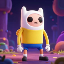 photorealistic adventure time in the style of miguel vazquez 3 d. hyperdetailed photorealism, 1 0 8 megapixels, amazing depth, high resolution, 3 d shading, 3 d finalrender, 3 d cinematic lighting, glowing rich colors, psychedelic overtones, artstation concept art.