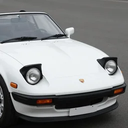 Japanese sports car with pop-up headlights from 1990