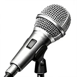 a white and black closeup ribbon microphone!!, stencil art by shag, tom whalen, artgerm, clean bold lines