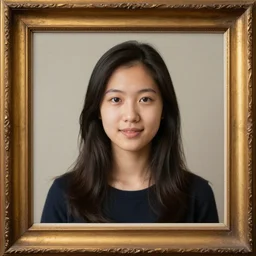 a portrait, of a portrait, in a portrait, next to a portrait, under a portrait