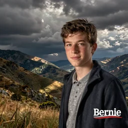 Bernie Sanders when he was a teen