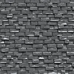 tiling texture of dark brick wall, blizzard