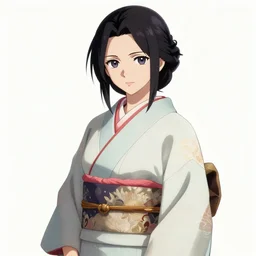 A professional anime portrait of Ssunbiki as a beautiful woman wearing a kimono from Skyrim, by Stanley Artgerm Lau, WLOP, Rossdraws, James Jean, Andrei Riabovitchev, Marc Simonetti, and Sakimichan, highly detailed, ultra detailed, golden hour, trending on artstation, cgstudio