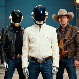 daft punk as a hillbilly country band