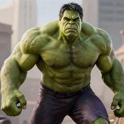 dwayne johnson as incredible hulk, marvel cinematic universe, mcu, 4 k, raw, unedited, green skin, in - frame, cinematic lighting, photorealistic, octane render, 8 k, depth of field,
