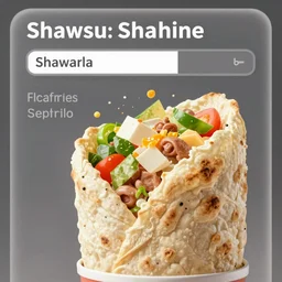 a close - up shawarma, in concept art of main menu loading screen background. for russian mmorpg king's bounty by katauri, by a chinese freelance artist, artstation, behance, style of hearthstone