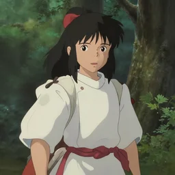 a still frame from the princess mononoke live action film, cinematic, filmic