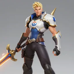 a yearbook photo of winston from overwatch