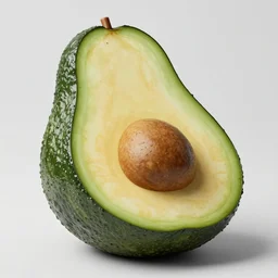 an armchair in the shape of an avocado. avocado armchair. the armchair is imitating an avocado.