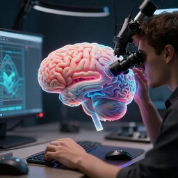 brain of an nft user under the microscope