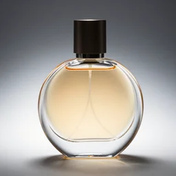 a spherical wavy perfume bottle