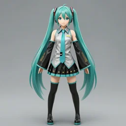 hatsune miku in csgo mod, player skin, screenshot