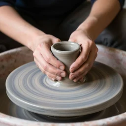the potter's hands