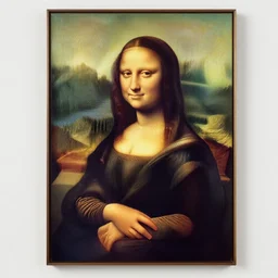 Hargrid as Mona Lisa painting