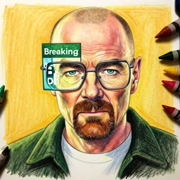 gale boetticher from breaking bad, illustration, graphic novel, graphite, marker art, crayon, paint, comic book, warm color palette, electric colors, tonal colors, 2 d, 8 k, natural lighting, amoled, moody lighting, diffraction grading, cel shading : : katsuhiro otomo