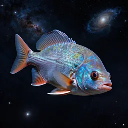 schools of fishes in space, james webb telescope, stars, galaxies trending on artstation, photorealistic, high resolution, 8 k, octane, hyper detailed, trending on deviantart, sharp focus, photography, unreal engine