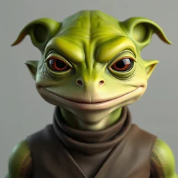 humanlike 3 d pepe the frog as voldemort, hyper realistic
