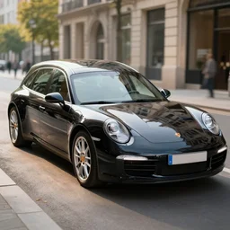 a hearse designed by Porsche