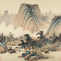 classic of mountains and rivers, gongbi.