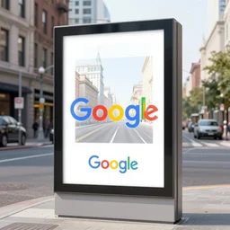 Advertisement for Google street view