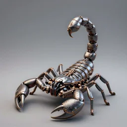 steampunk robot scorpion, 3 d model, unreal engine realistic render, 8 k, micro detail, intricate, elegant, highly detailed, centered, digital painting, artstation, smooth, sharp focus, illustration, wlop