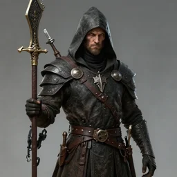 a detailed portrait of a medieval bounty hunter called narcosis, fantasy art illustration, incredibly highly detailed and realistic, 8 k, sharp focus