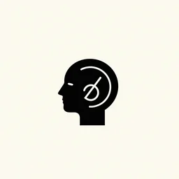 minimalist logo icon for a wandering mind, retro psychology, victo ngai, kilian eng, lois van baarle, behance, artstation