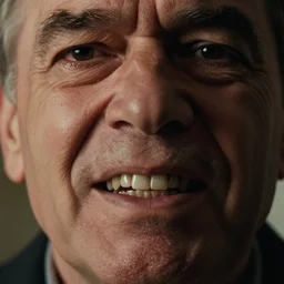 9 0 s movie still of a old man with trypophobia teeth, cinestill 8 0 0 t 3 5 mm, heavy grain, high quality, high detail