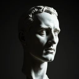a statue of edward norton's head but it's the shape of an egg with eggshell texture, just the face, strong eggshell texture, highly detailed, dramatic lighting, concept art by caravaggio and greg rutkowski and artgerm