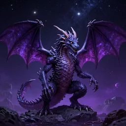 Dragon Creepy cosmic color scheme star gazing Unreal engine