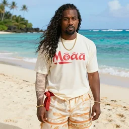 kanye west in the style of moana