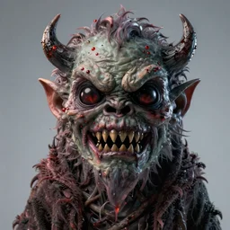 portrait of creepy monster, art by maxim verehin, 3 d, octane render, 8 k, horror, soft lighting