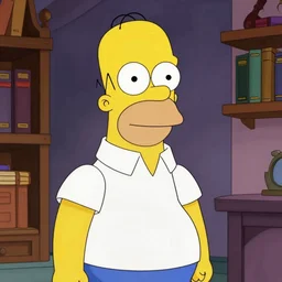 a still image of homer simpson in harry potter and the philosopher's stone ( 2 0 0 1 )