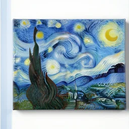 blue canvas by van gogh