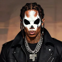 an in game portrait of travis scott as hades, art by jen zee.