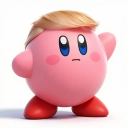 kirby as donald trump, not a comic book